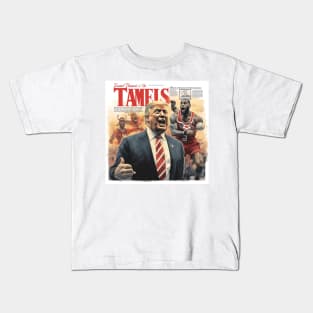 Trump news picture Kids T-Shirt